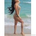 Meilidress Womens Sexy See Through Gold Chain Side Slit Beach Dress Bikini Swimwear Cover up Gold B077HTC81G